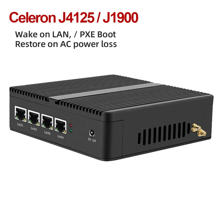Thin Client Mini Pc - Firewall Router pFsense Fanless Mini PC