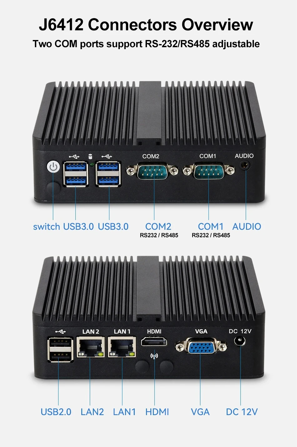 Helorpc Industrial Mini PC wit - Thin Client Mini Pc ulasan dan harga