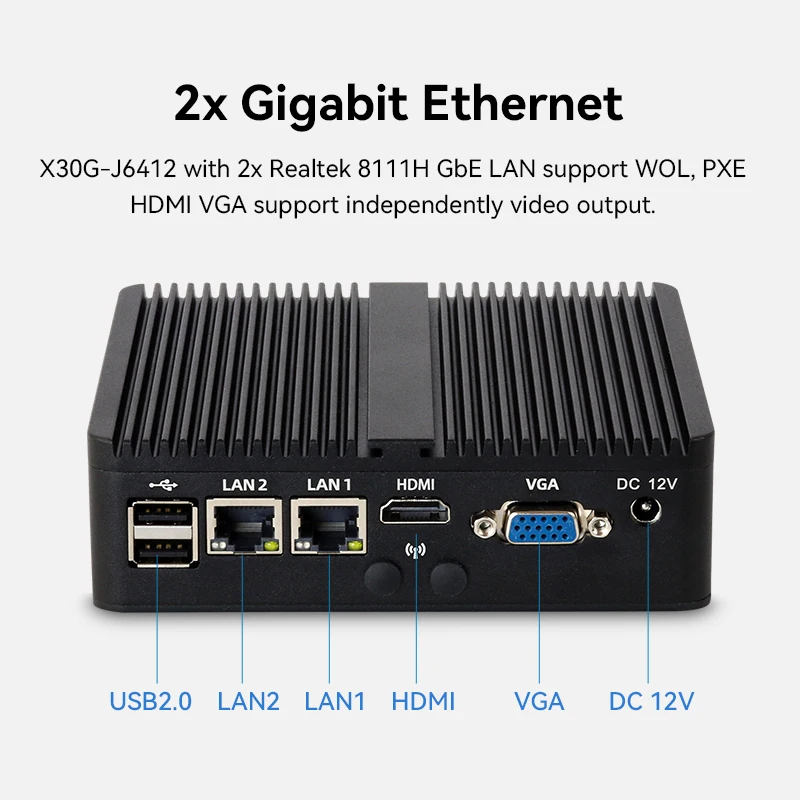 Intel Celeron Fanless Industri - Thin Client Mini Pc ulasan dan harga