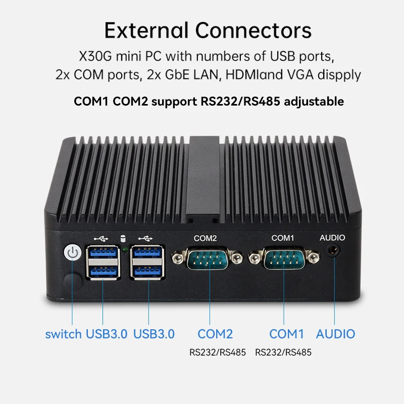 Intel Celeron Fanless Industri - Thin Client Mini Pc ulasan dan harga