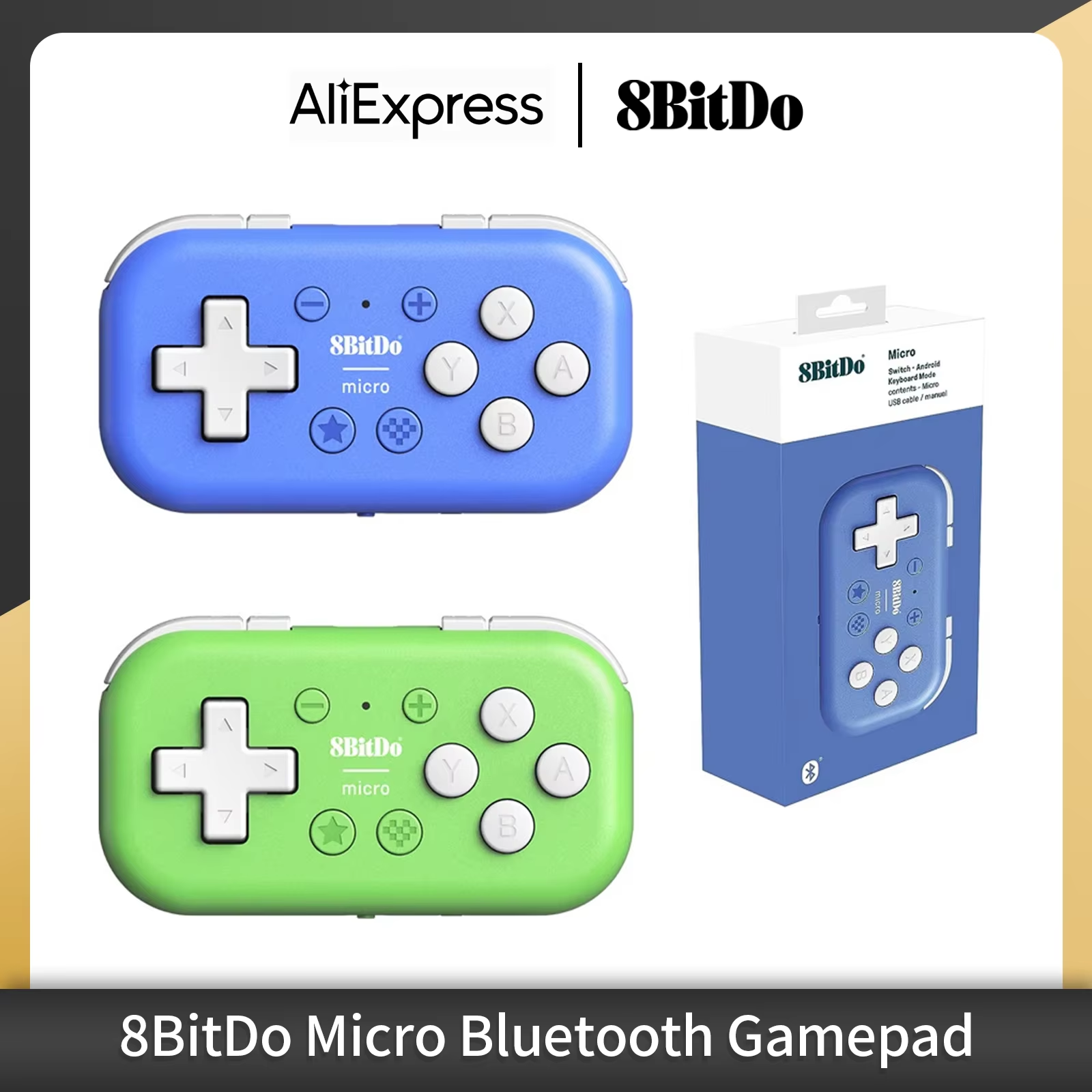 8Bitdo Micro Bluetooth Gamepad - Raspberry Pi Keyboard ulasan dan harga