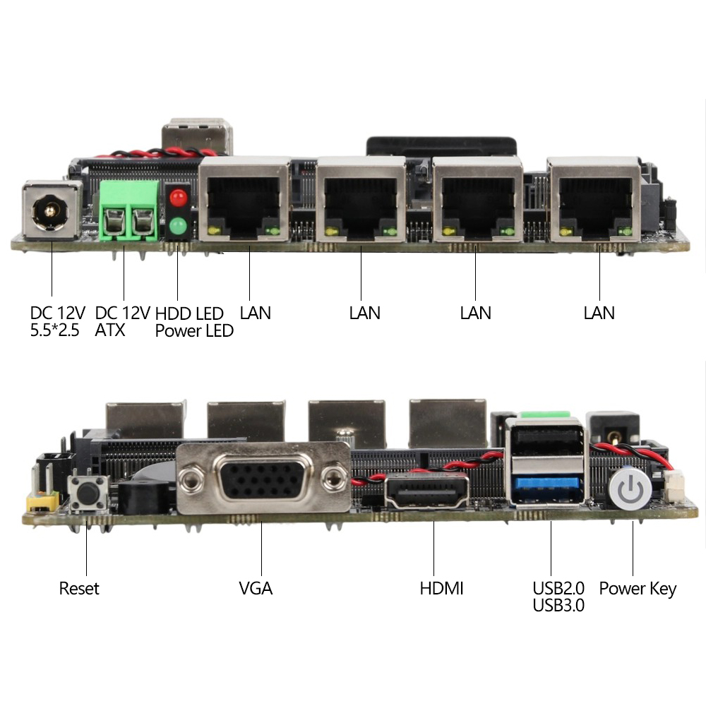 Mini PC Firewall M​otherboard  - Thin Client Mini Pc ulasan dan harga