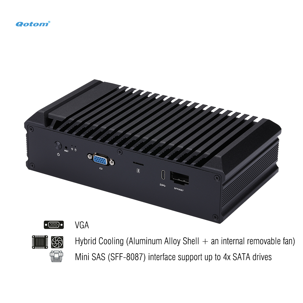 Mini PC Q20300G9 Atom C3000 CP - Thin Client Mini Pc ulasan dan harga