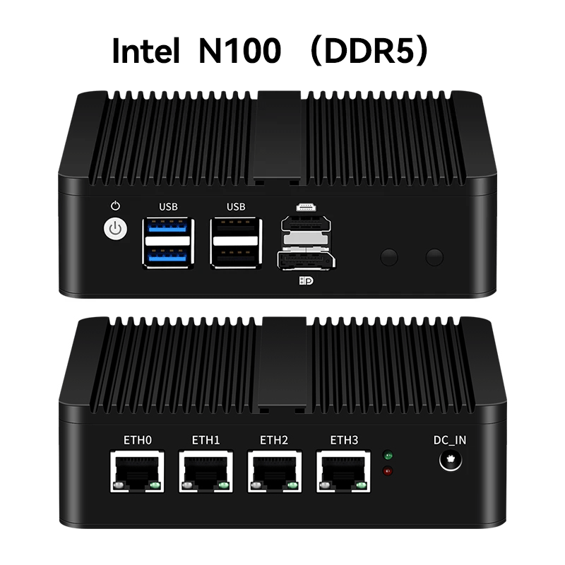 XCY Fanless Mini PC intel N150 - Thin Client Mini Pc ulasan dan harga