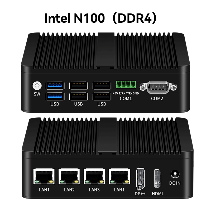 XCY Fanless Mini PC intel N150 - Thin Client Mini Pc ulasan dan harga