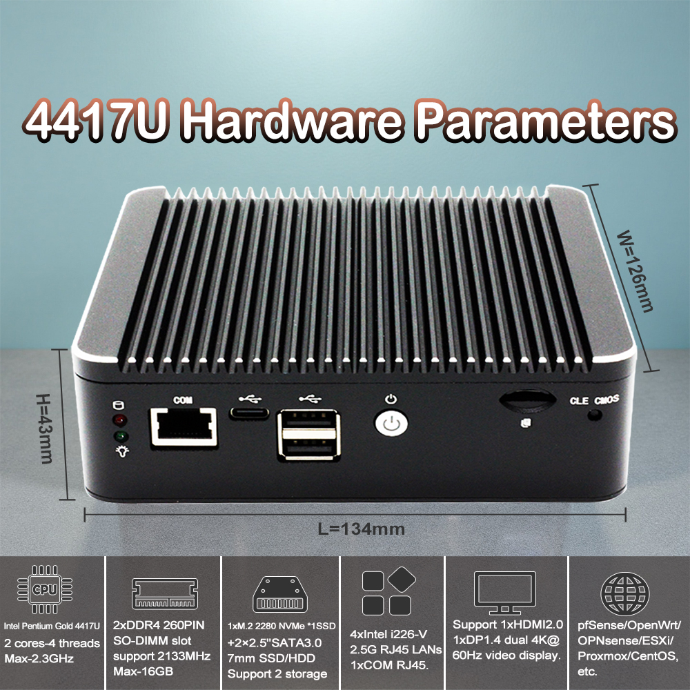 12th Gen Intel Pentium 4417U 2 - Thin Client Mini Pc ulasan dan harga